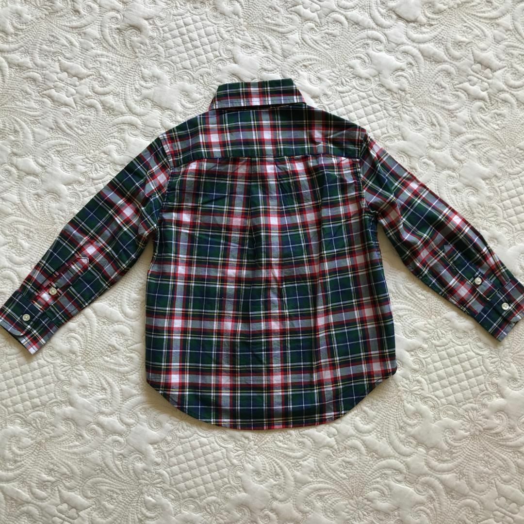 Ralph Lauren(ラルフローレン)の美品 ラルフローレン ホースロゴ チェックシャツ   95 [AP] キッズ/ベビー/マタニティのキッズ服男の子用(90cm~)(その他)の商品写真