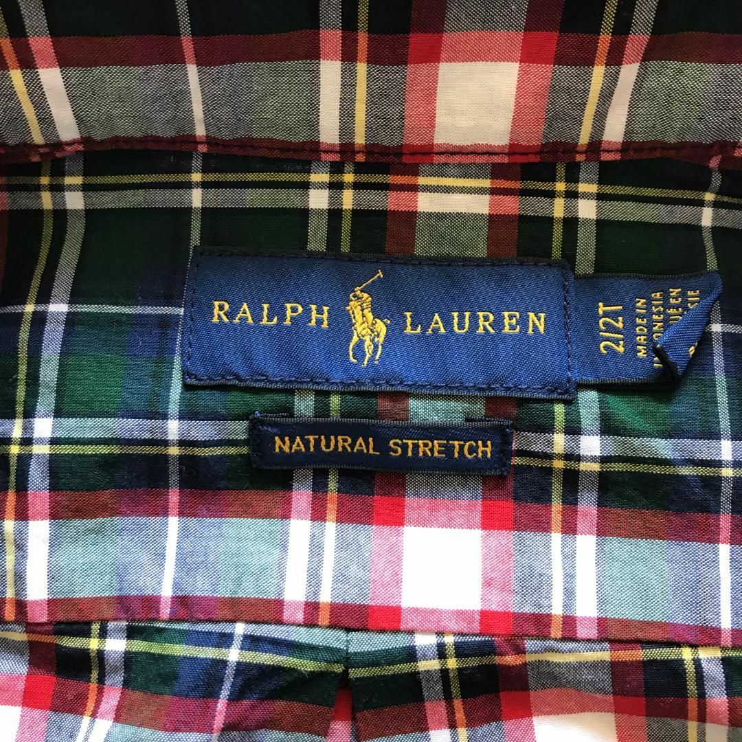 Ralph Lauren(ラルフローレン)の美品 ラルフローレン ホースロゴ チェックシャツ   95 [AP] キッズ/ベビー/マタニティのキッズ服男の子用(90cm~)(その他)の商品写真