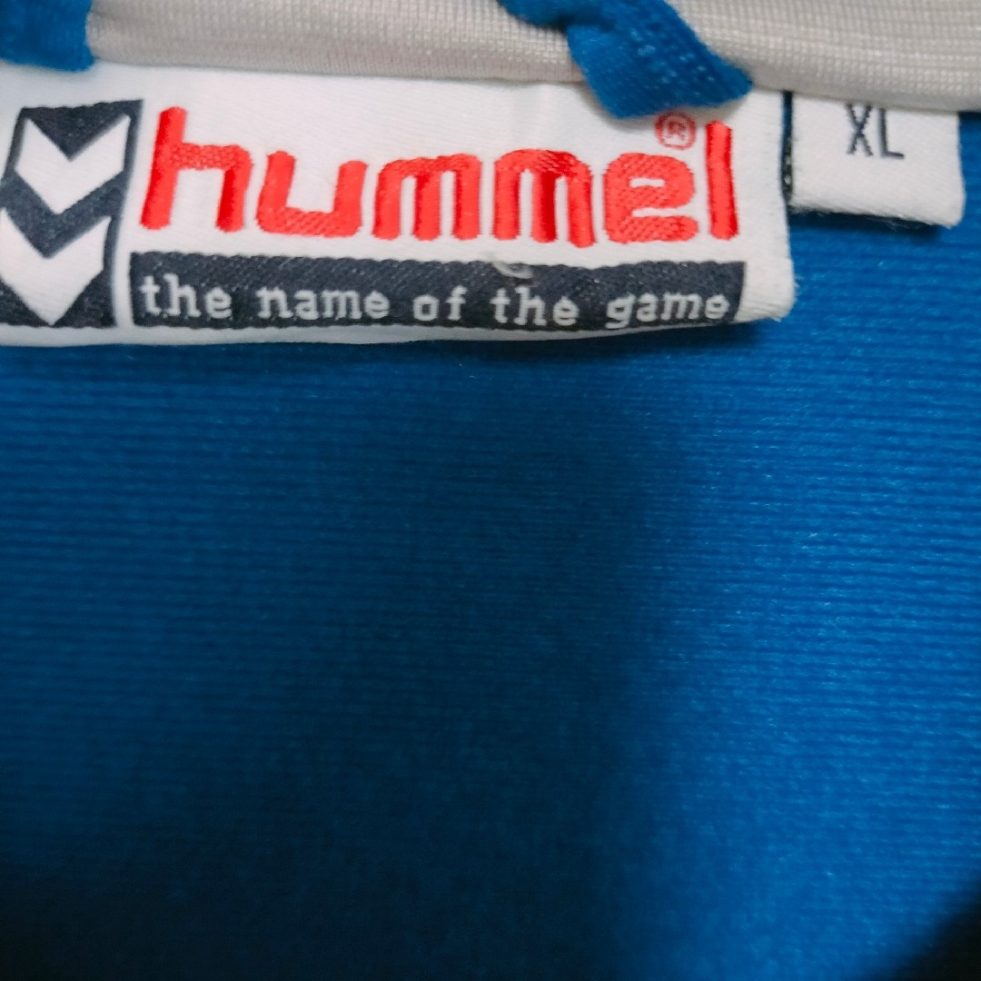 hummel(ヒュンメル)のHUMMEL　ヒュンメル　トラックジャケット　ブルー　ジャージ　XL　H002 メンズのトップス(ジャージ)の商品写真