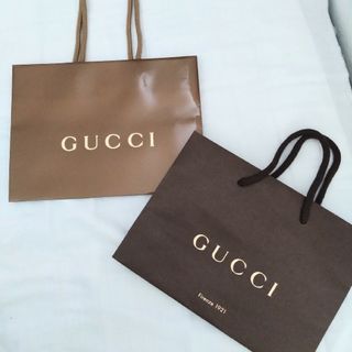 グッチ(Gucci)の【GUCCI】 ２枚セット　ショップバッグ／紙袋／ショップ袋(ショップ袋)