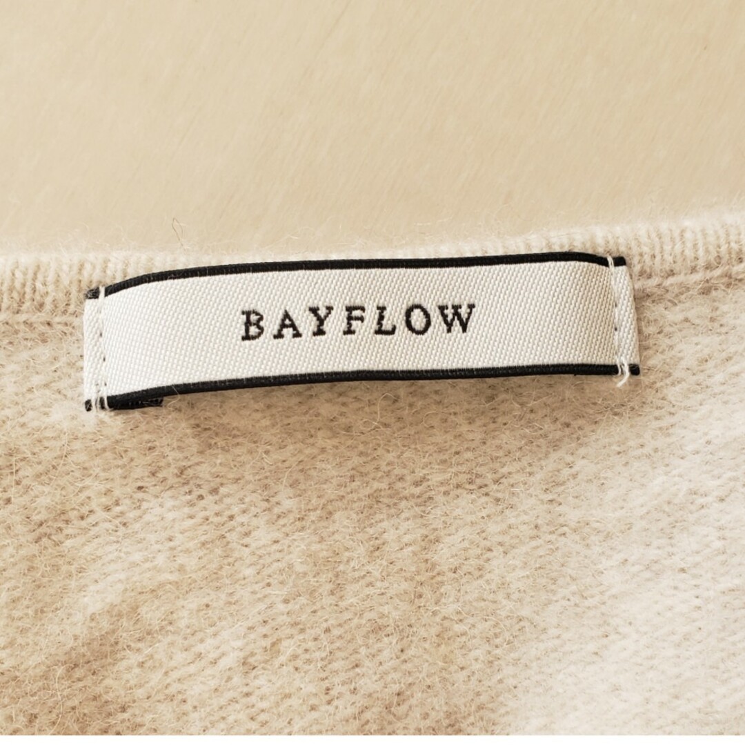 BAYFLOW(ベイフロー)のBAY FLOW(ベイフロー)　羊毛mixレディースニット レディースのトップス(ニット/セーター)の商品写真