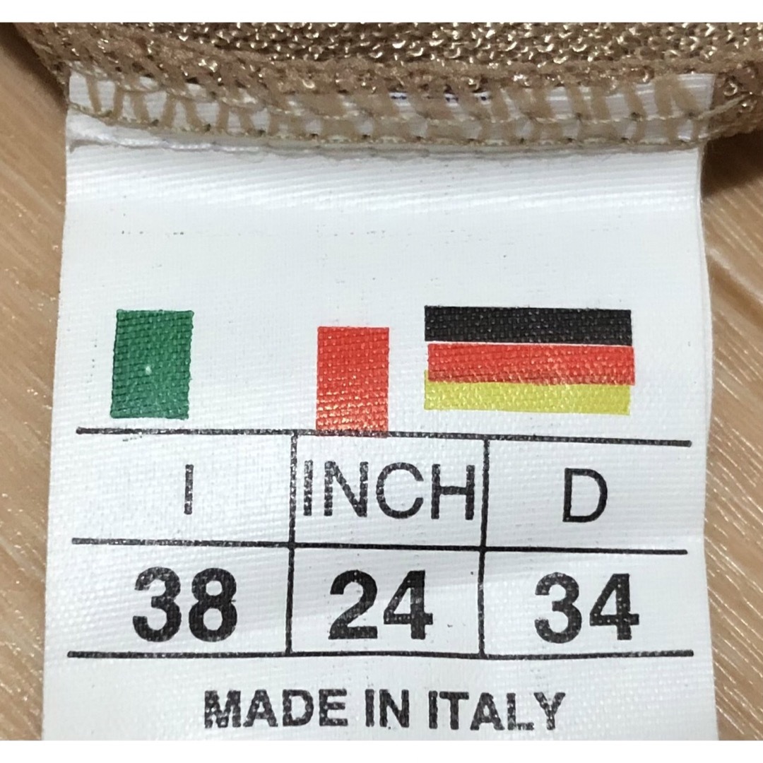 完売イタリア製　ロゴ　シアーキャミワンピース レディースのワンピース(ひざ丈ワンピース)の商品写真