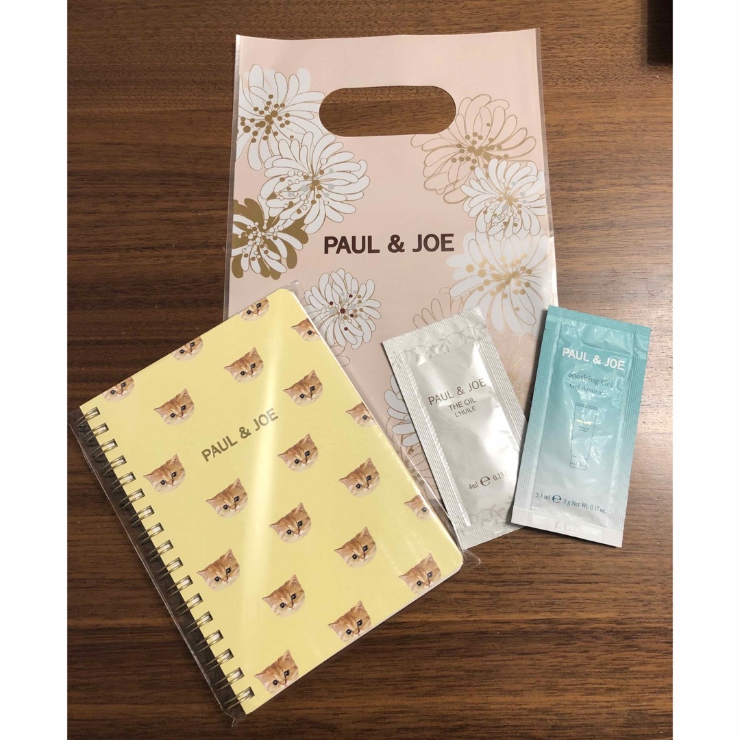 PAUL & JOE(ポールアンドジョー)のポール&ジョー　リングノート　おまけ付き エンタメ/ホビーのコレクション(ノベルティグッズ)の商品写真