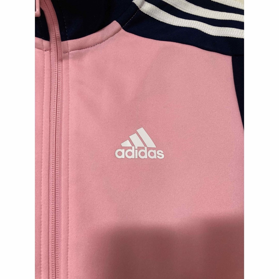 adidas(アディダス)のadidas ジャージ上のみ キッズ/ベビー/マタニティのキッズ服女の子用(90cm~)(ジャケット/上着)の商品写真