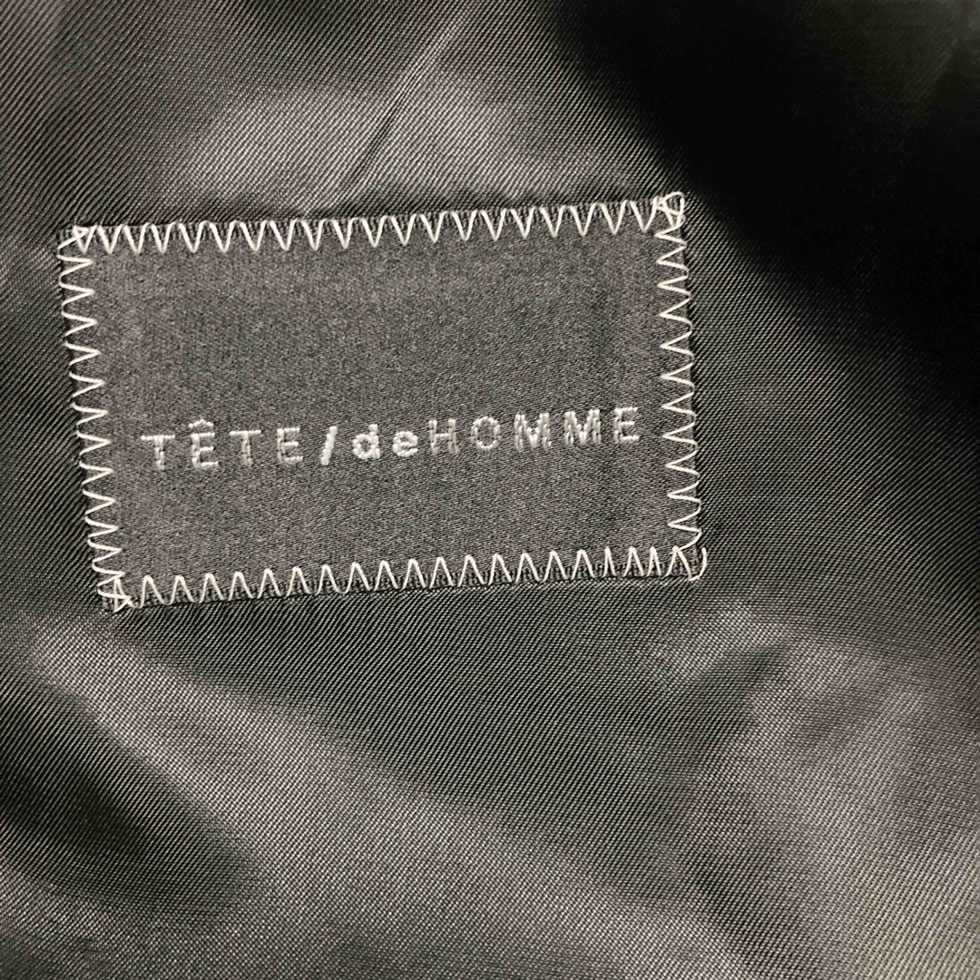 TETE HOMME(テットオム)のM-26【美品】TETE de HOMME セットアップ　スーツ美品　細身サイズ メンズのスーツ(セットアップ)の商品写真