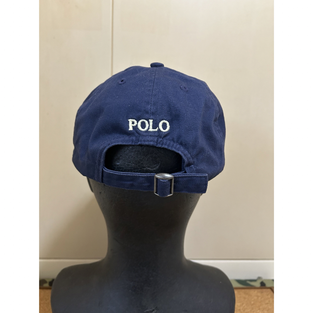 POLO RALPH LAUREN(ポロラルフローレン)の良品 POLO RALPH LAUREN ワンポイントロゴ キャップ ネイビー メンズの帽子(キャップ)の商品写真