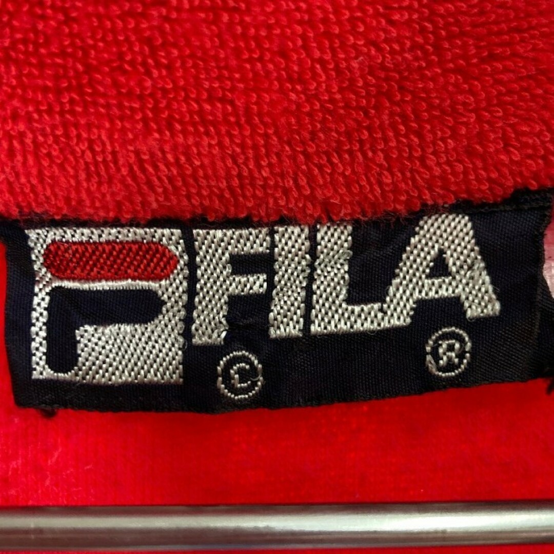 FILA(フィラ)の★FILA フィラ ヴィンテージタオル地 ジャージ レッド size- メンズのトップス(ジャージ)の商品写真