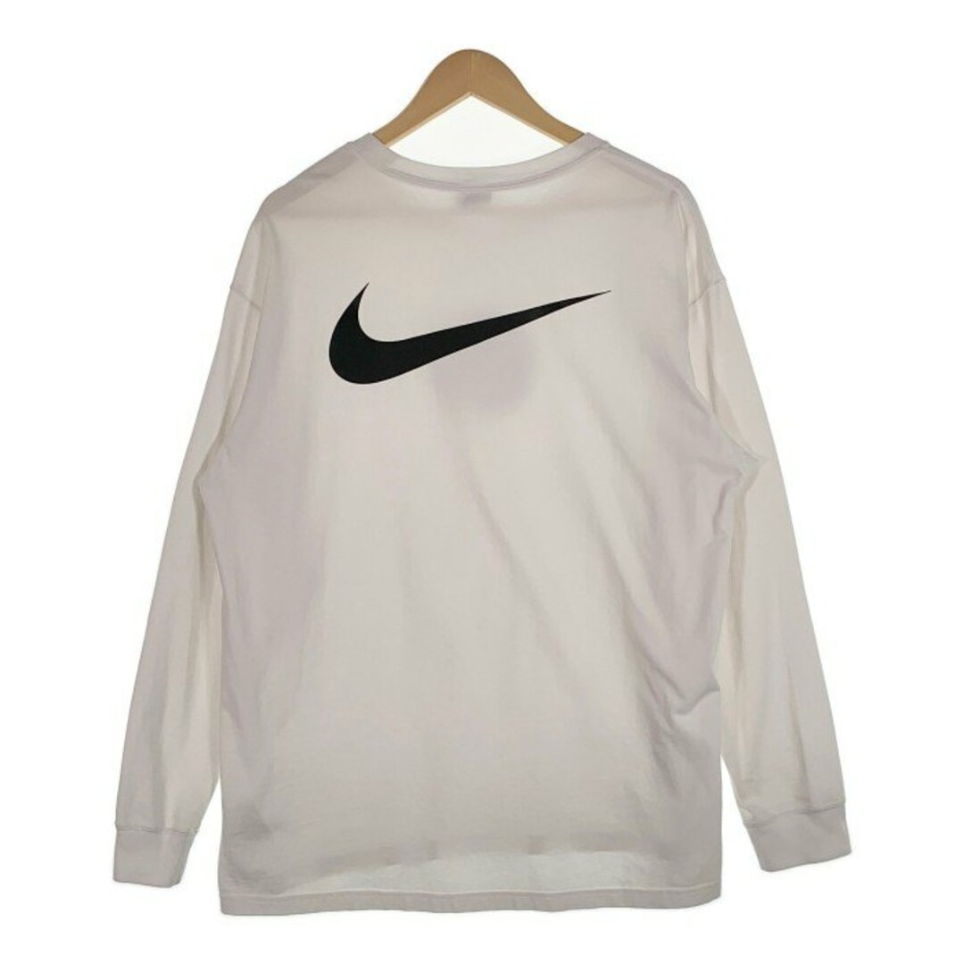 NIKE(ナイキ)のNIKE ナイキ 20AW STUSSY ステューシー SS LINK LS TEE プリント ロングスリーブTシャツ ホワイト DD3344-121 Size L メンズのトップス(Tシャツ/カットソー(七分/長袖))の商品写真