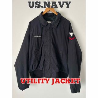 ミリタリー(MILITARY)のUS.NAVY ユーティリティージャケット　デッキジャケット　ミリタリーJKT(ミリタリージャケット)