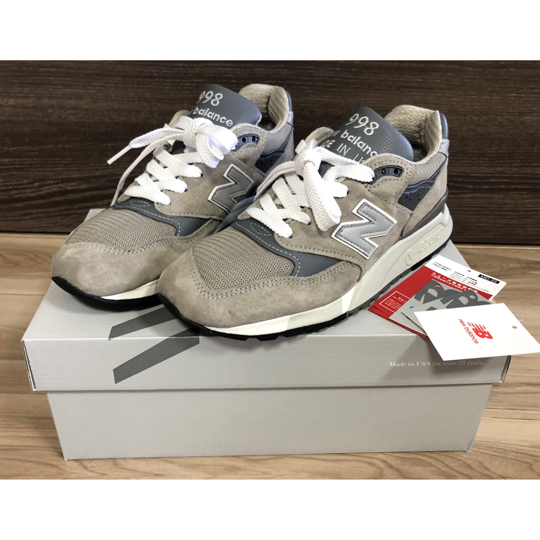 New Balance(ニューバランス)の未使用新品☆NEW BALANCE U998GR 24.0cm アメリカ製 レディースの靴/シューズ(スニーカー)の商品写真