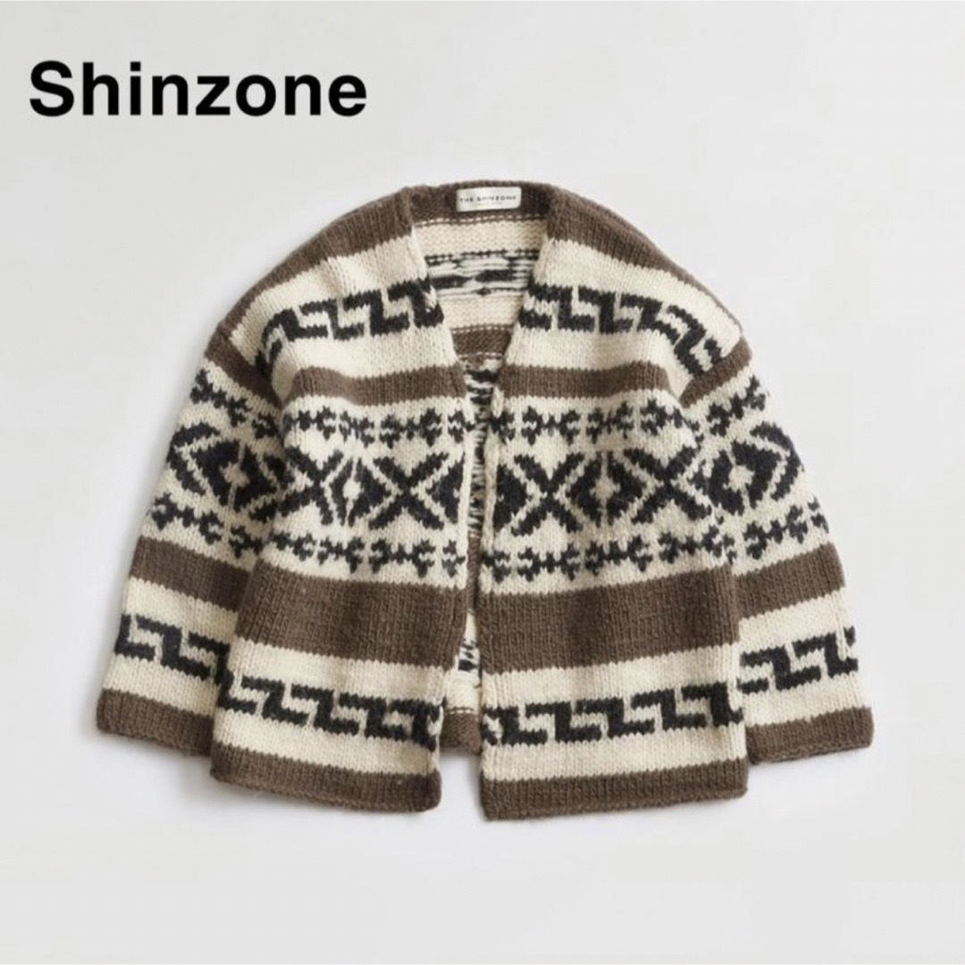 Shinzone(シンゾーン)の【新品未使用】THE SHINZONE シンゾーン カウチン カーディガン レディースのトップス(カーディガン)の商品写真