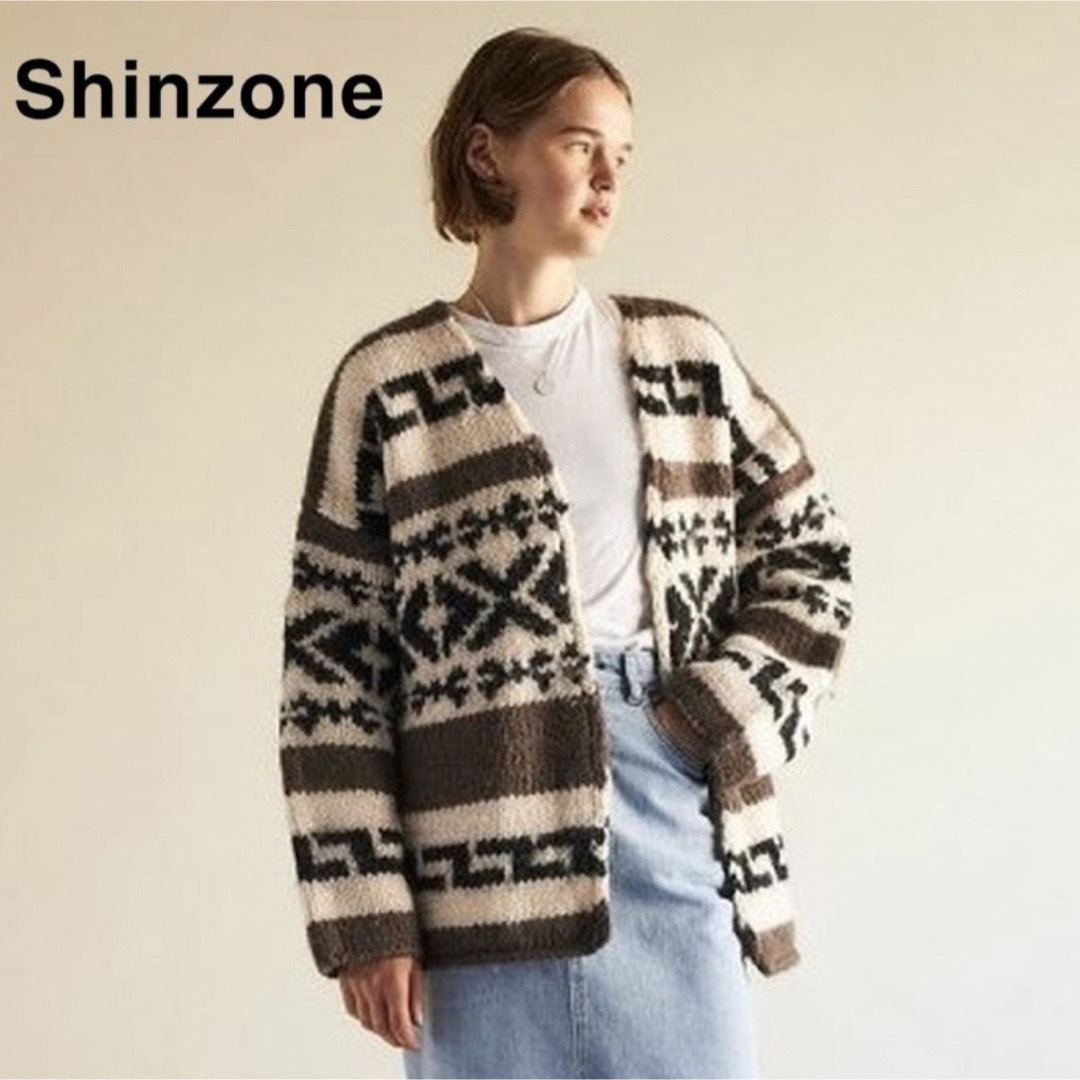 Shinzone(シンゾーン)の【新品未使用】THE SHINZONE シンゾーン カウチン カーディガン レディースのトップス(カーディガン)の商品写真