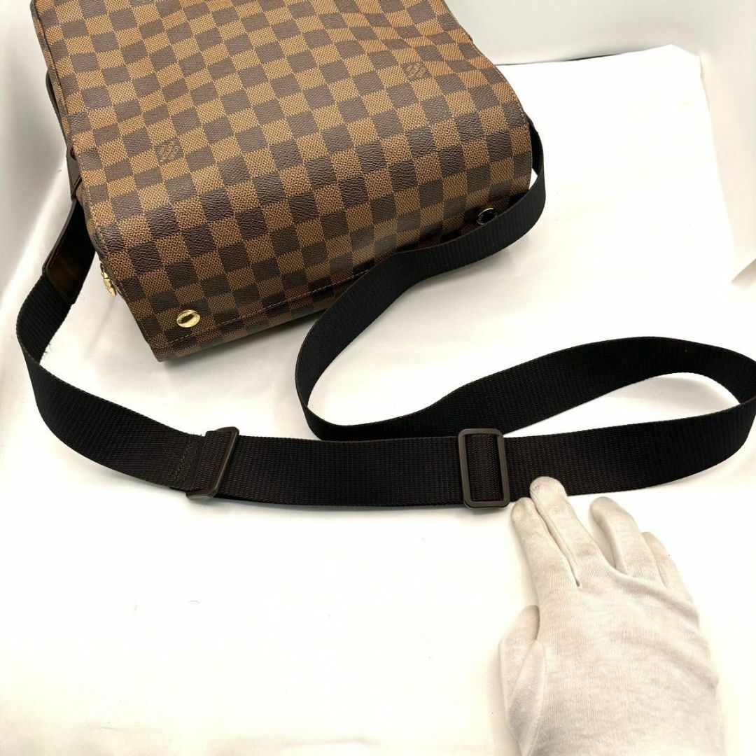 LOUIS VUITTON(ルイヴィトン)の【まー様】定価17万　ルイヴィトン　ナヴィグリオ　ダミエ　ショルダーバッグ レディースのバッグ(メッセンジャーバッグ)の商品写真