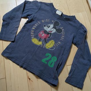 ディズニー(Disney)のDisney　長袖　ミッキーマウス　サイズ6(Tシャツ/カットソー)