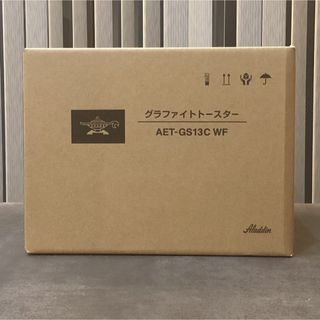 アラジン(Aladdin)の【新品未使用品】アラジンAladdinトースタがー　ホワイト　2枚焼き(電子レンジ)