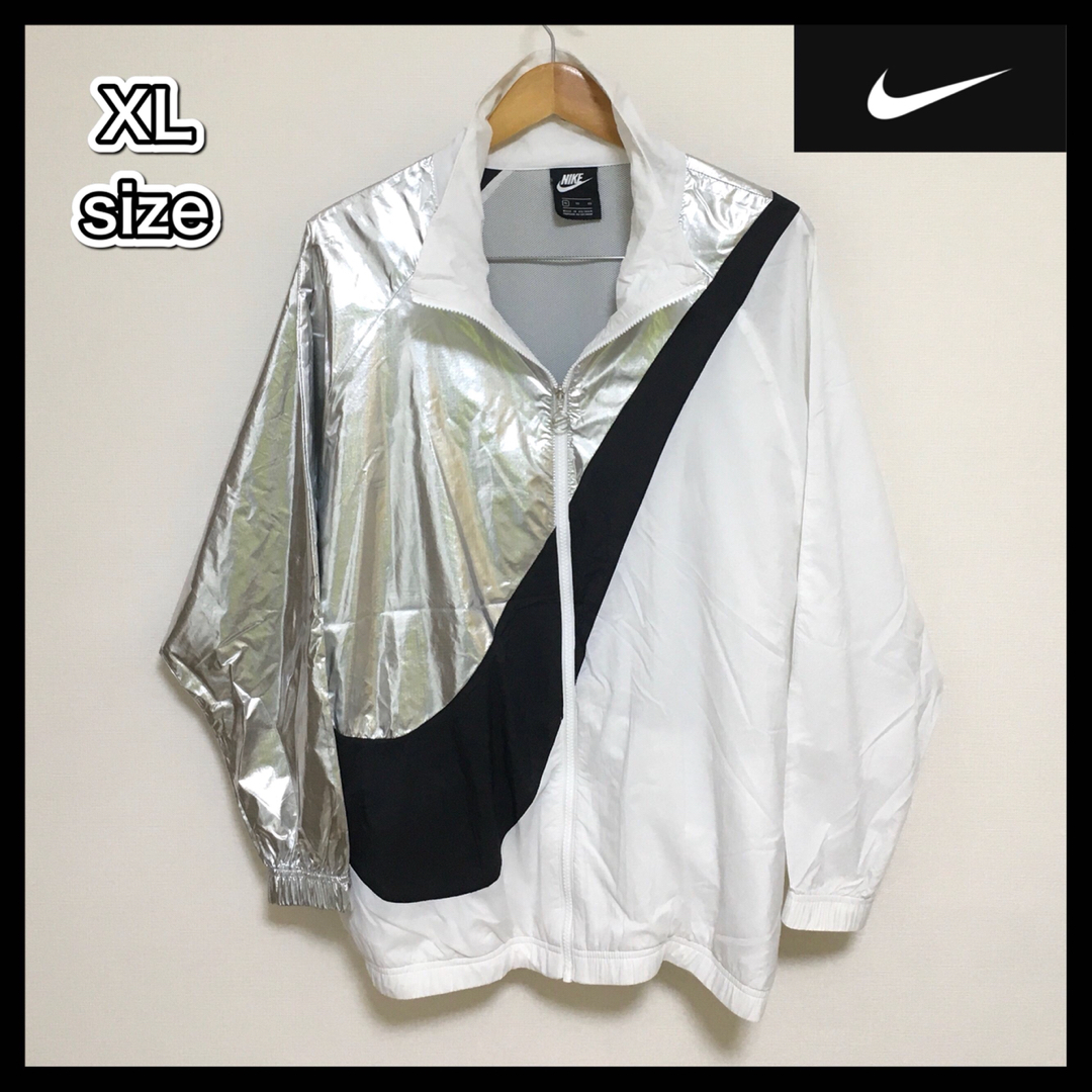 【希少カラー】NIKE ナイロンジャケット　ビッグスウォッシュ　メンズ　XL