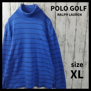 ポロゴルフ(Polo Golf)の【POLO GOLF】Striped Turtle Neck　D389(ウエア)