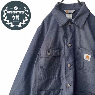 カーハート(carhartt)の【CARHARTT】カーハート カバーオール ワンポイントロゴ ブルーグレー(カバーオール)