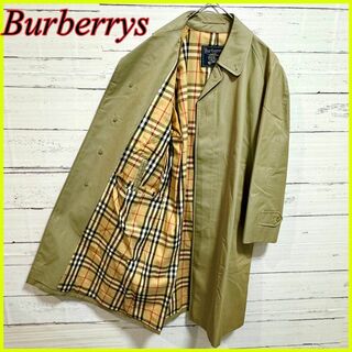 BURBERRY - 【美品】Burberrys バーバリー ステンカラーコート ノバチェック S〜M