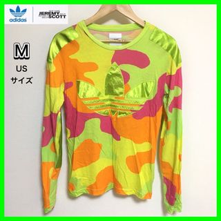 アディダス(adidas)の【激レア】アディダス×ジェレミースコット　メンズ　ロンT  M（USサイズ）美品(Tシャツ/カットソー(七分/長袖))