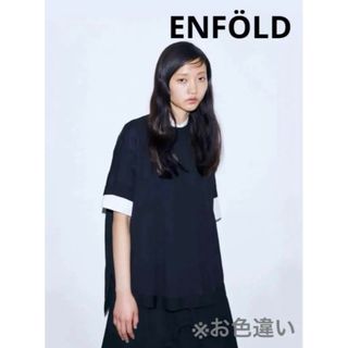 ENFOLD - 〈ENFOLD〉シルケット天竺タックプルオーバーの通販 by