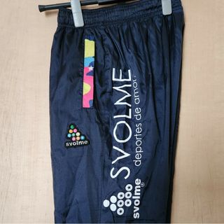 スボルメ(Svolme)のスボルメ タフタ ピステ パンツ M 濃紺×カラフル迷彩 used(ウェア)