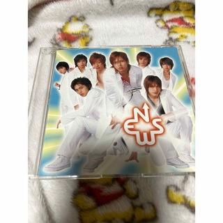 ニュース(NEWS)の初回盤 ステッカー付き NEWS 燃ゆる太陽 CD(ポップス/ロック(邦楽))