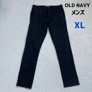 オールドネイビー(Old Navy)のOLD NAVY メンズ　チノパンツ　黒(チノパン)