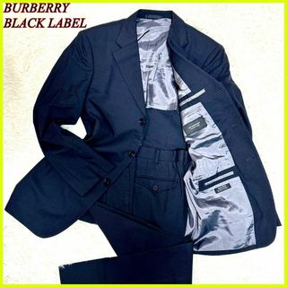 BURBERRY BLACK LABEL - 【美品】バーバリー ブラックレーベル スーツ セットアップ シングル 3B 黒