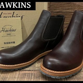 ホーキンス(HAWKINS)の新品未使用 ホーキンス HL40112 サイドゴア ドレス ブーツ 25.5 ①(ブーツ)