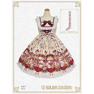 BABY いちごのCharlotte jsk ヘッドドレスセット　ロリィタ