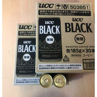 ユーシーシー(UCC)の新品　UCC ブラック無糖　185g 60本(コーヒー)