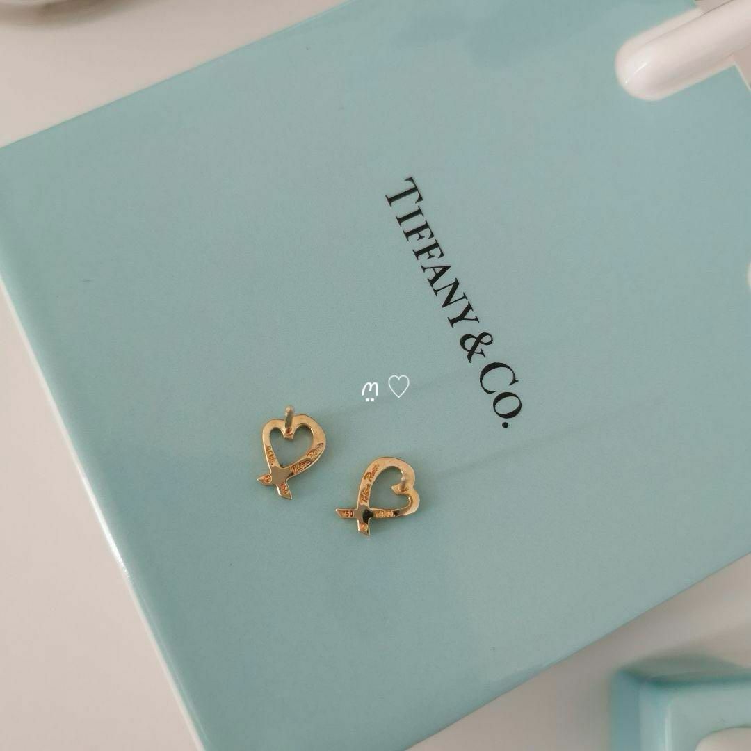 Tiffany & Co.(ティファニー)のティファニー　ラビングハートピアス　Ꮶ18イエローゴールド　パロマ・ピカソ レディースのアクセサリー(ピアス)の商品写真