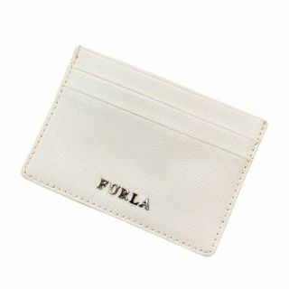 フルラ(Furla)のフルラ カードケース 名刺入れ ホワイトレザー 薄型カード入れ 定期入れ 白革(名刺入れ/定期入れ)