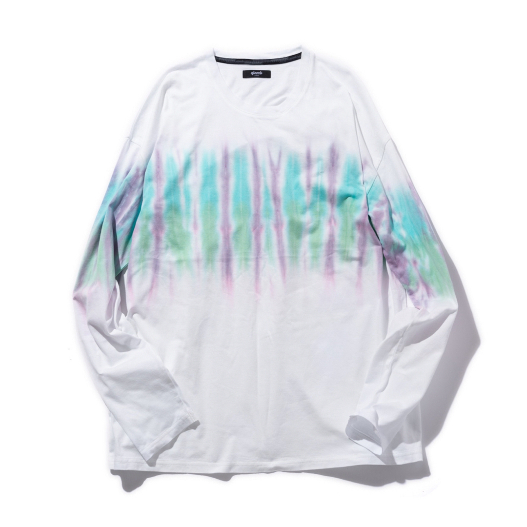 glamb(グラム)のglamb /Round tie-dye CS / ラウンドタイダイカットソー メンズのトップス(Tシャツ/カットソー(七分/長袖))の商品写真