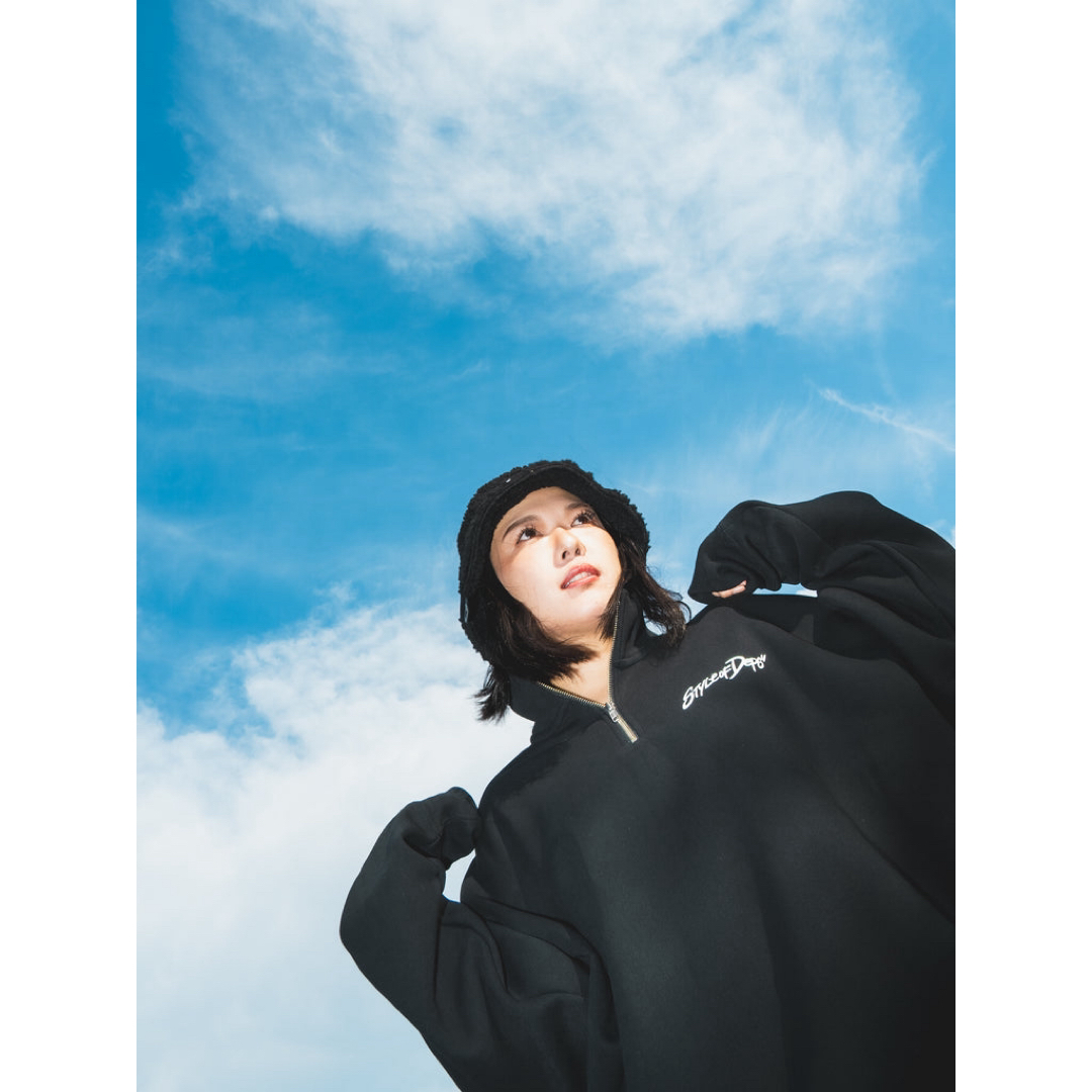 deps(デプス)のdeps HALF ZIP SWEAT BLACK ブラック L デプス 新品 スポーツ/アウトドアのフィッシング(ウエア)の商品写真