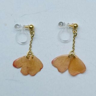 ノンホールピアス(花びら)(イヤリング)