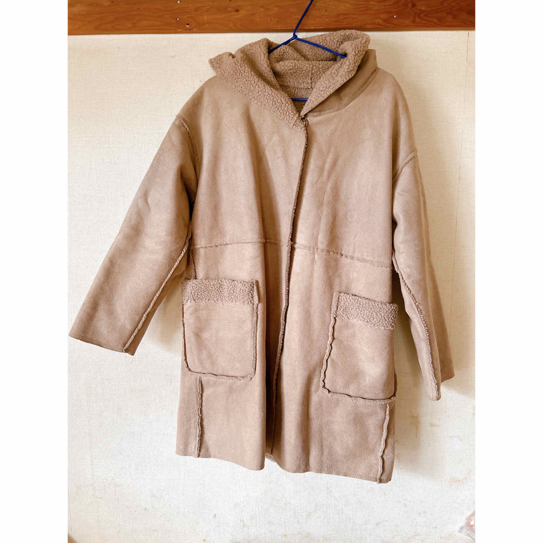 しまむら(シマムラ)のしまむら　ムートン調コート レディースのジャケット/アウター(ムートンコート)の商品写真