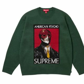 シュプリーム(Supreme)の新品未開封【緑・XXL】American Psycho Sweater(ニット/セーター)