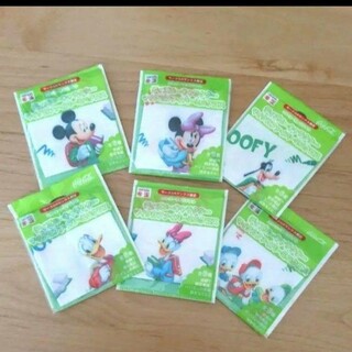ディズニー(Disney)のディズニー　マイクファイバー　ミニクロス　メガネ拭き　6枚セット(ノベルティグッズ)