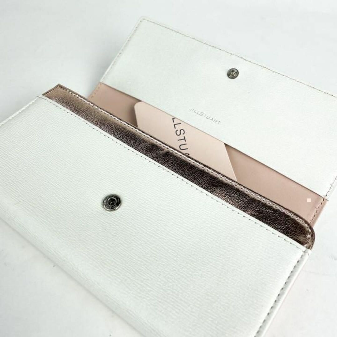 新品 本革 ジルスチュアート 長財布 財布 レディース 白 j 5 かぶせ 新品 本革 ジルスチュアート 長財布 財布 レディース 白 j 5 かぶせ