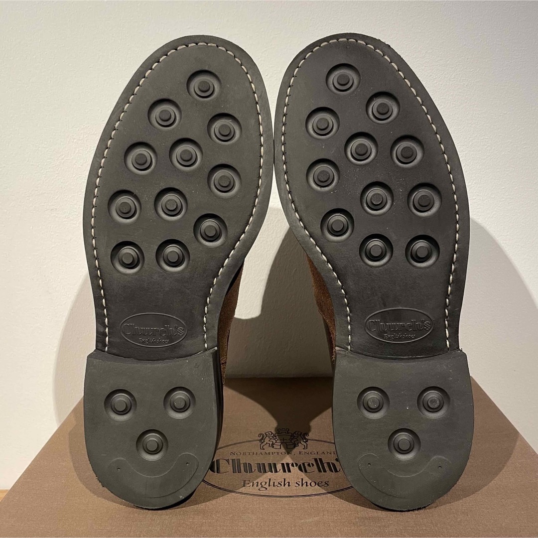 Church's(チャーチ)のチャーチ サイドゴアブーツ WELLS 103ラスト スエード 茶 70F メンズの靴/シューズ(ブーツ)の商品写真