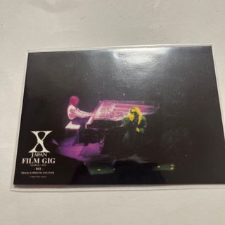 X JAPAN FILM GIG カード hide YOSHIKI Toshl(ミュージシャン)