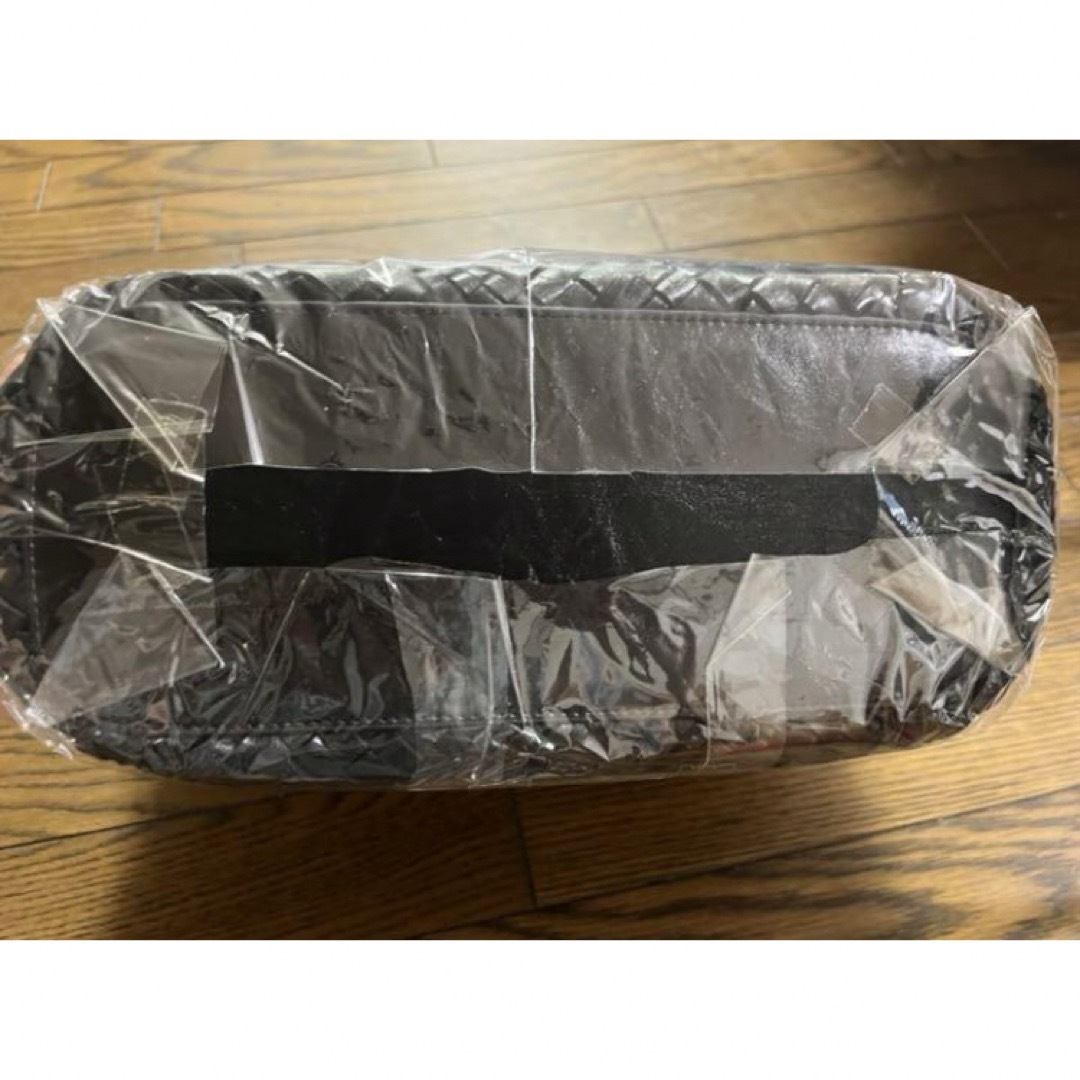 HANAE MORI(ハナエモリ)のメッシュバッグ　黒　ハナエモリ レディースのバッグ(トートバッグ)の商品写真