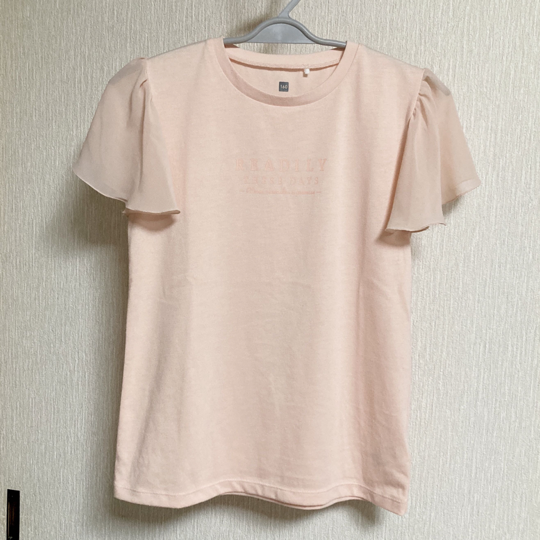 AEON(イオン)のLOVERABBY＆イオントップバリュー　Tシャツ　２枚セット　160㎝ キッズ/ベビー/マタニティのキッズ服女の子用(90cm~)(Tシャツ/カットソー)の商品写真