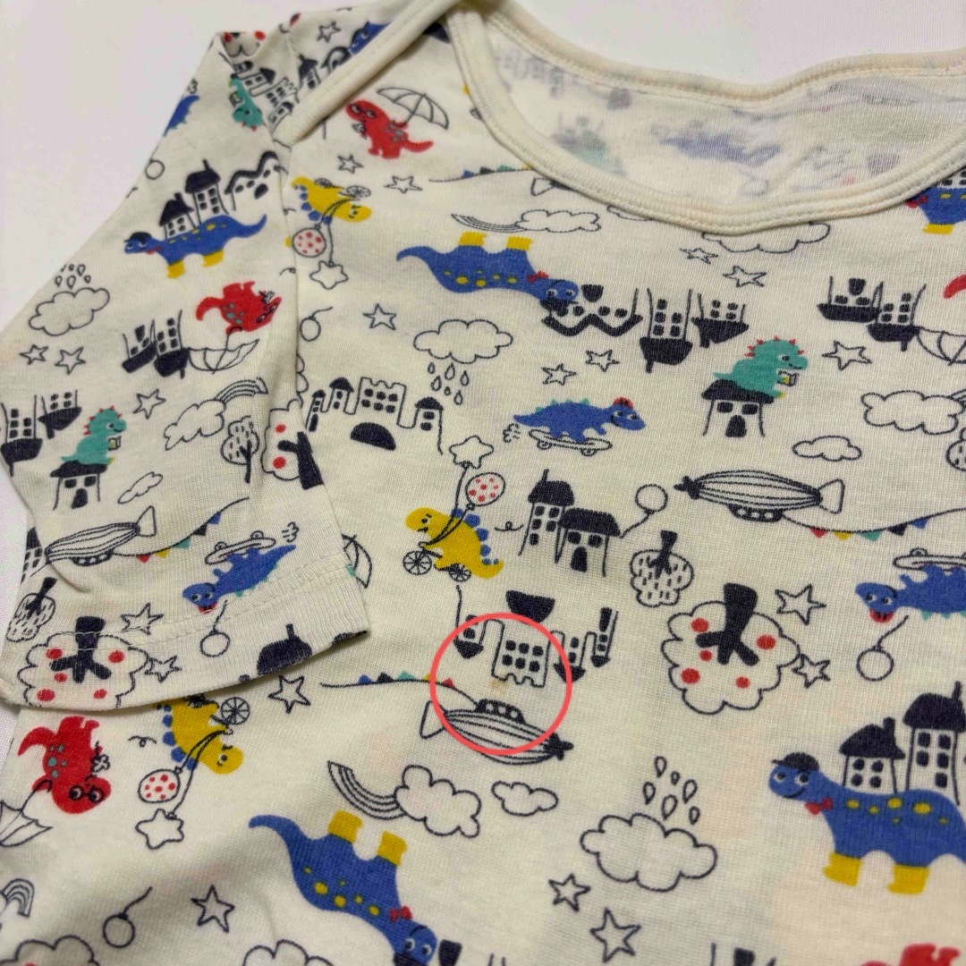 UNIQLO(ユニクロ)の90セット★ロンパース2枚 キッズ/ベビー/マタニティのキッズ服男の子用(90cm~)(下着)の商品写真