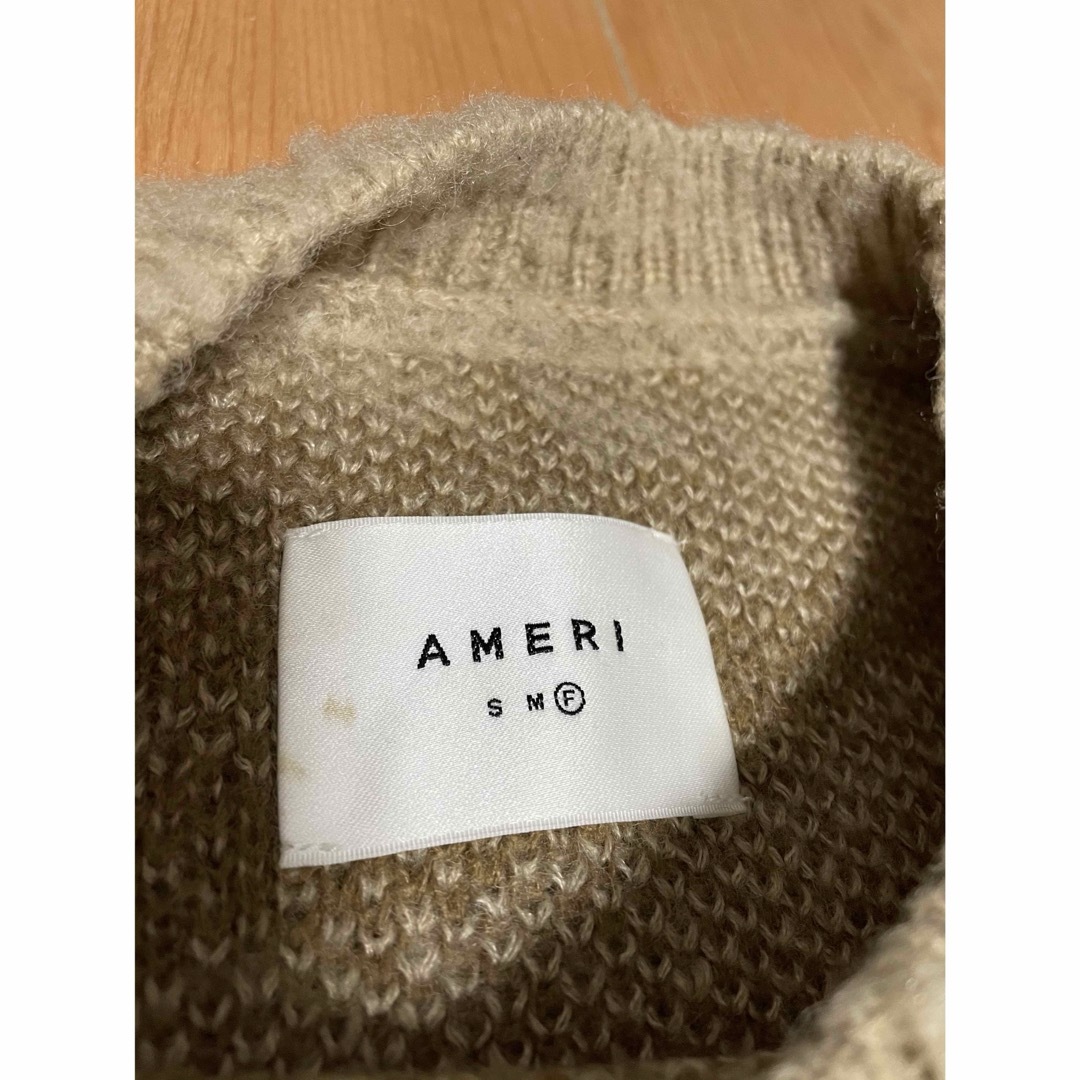 Ameri VINTAGE(アメリヴィンテージ)のAMERI VINTAGE☆FRINGE ZEBRA KNIT レディースのトップス(ニット/セーター)の商品写真