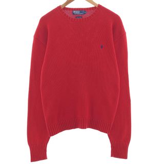 ラルフローレン(Ralph Lauren)の古着 ラルフローレン Ralph Lauren POLO by Ralph Lauren コットンニットセーター メンズXL /eaa391037(ニット/セーター)