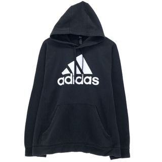 アディダス(adidas)の古着 アディダス adidas スポーツパフォーマンスロゴ リバースウィーブタイプ スウェットプルオーバーパーカー メンズL /eaa420365(スウェット)