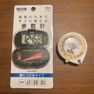 タニタ(TANITA)の【新品】タニタ 歩数計 PD-645 ブラック　※メタボメジャー付(その他)
